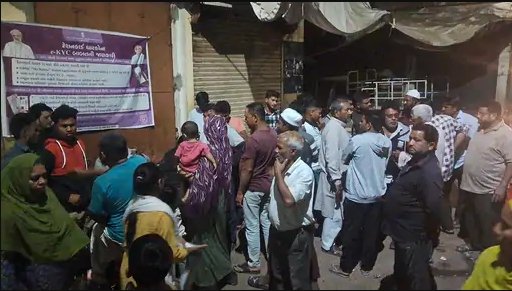 વ્યવસ્થા:બોરસદ ખાતે ઇકેવાયસીની કામગીરી રાત્રે પણ ચાલુ રખાઇ