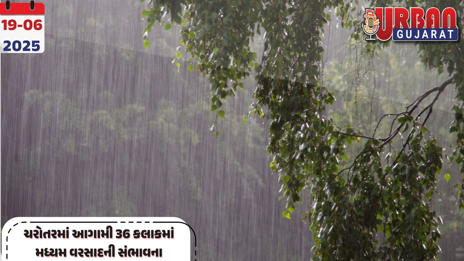 ચરોતરમાં આગામી 36 કલાકમાં મધ્યમ વરસાદની સંભાવના