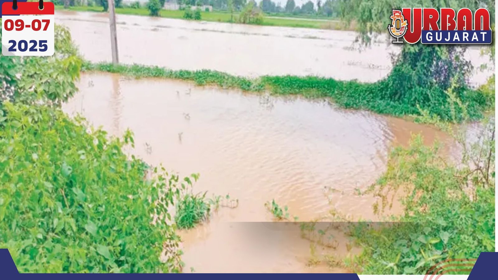 આણંદના 15થી વધુ ગામમાં પાણીનો ભરાવો, 3000 વીઘા જમીન બેટમાં ફેરવાઈ