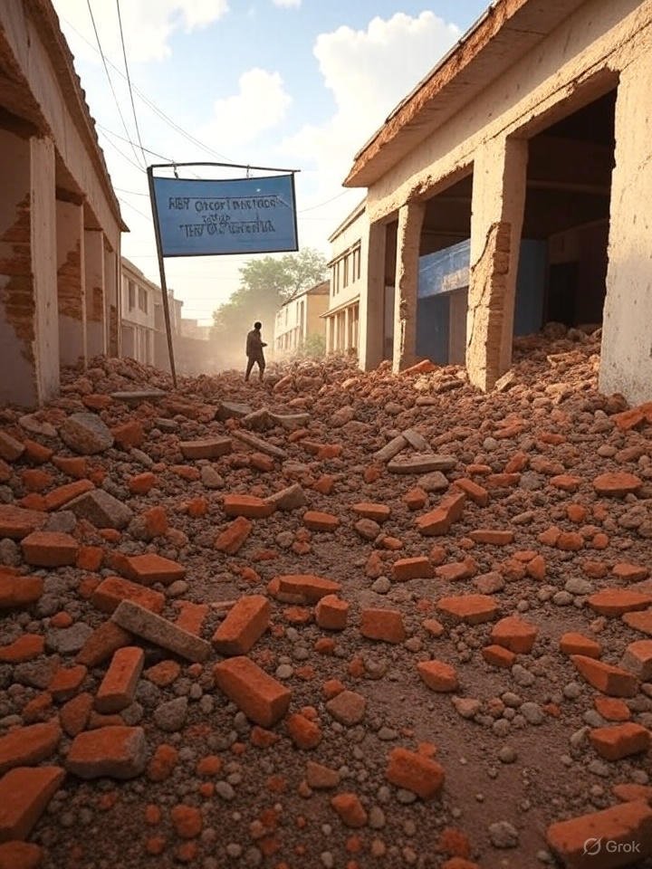 રાજસ્થાનમાં મોટી દુર્ઘટનાઃ સરકારી શાળાની છત ધરાશાયી, 10 બાળકોના મોત:  જેમાં ઘણા બાળકો દટાયા હોવાની આશંકા